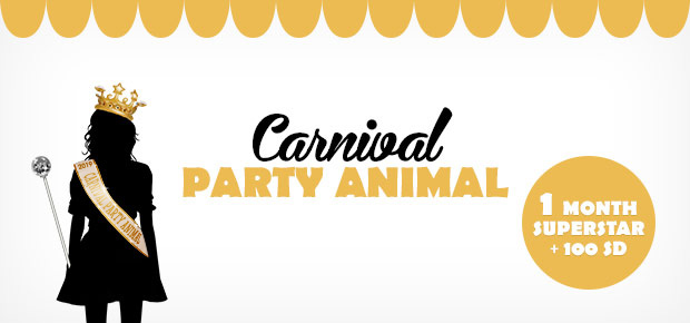 Be the Stardoll Carnival Party Animal 2019!