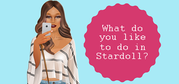 O que você mais gosta de fazer no Stardoll?